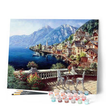 Load image into Gallery viewer, paint by numbers | Beautiful Seaside and Mountains | advanced landscapes | FiguredArt