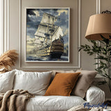 paint by numbers | Ocean Galleon | intermediate ships and boats | FiguredArt