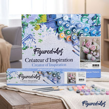 Load image into Gallery viewer, paint by numbers | Vase of Peonies | advanced flowers | FiguredArt
