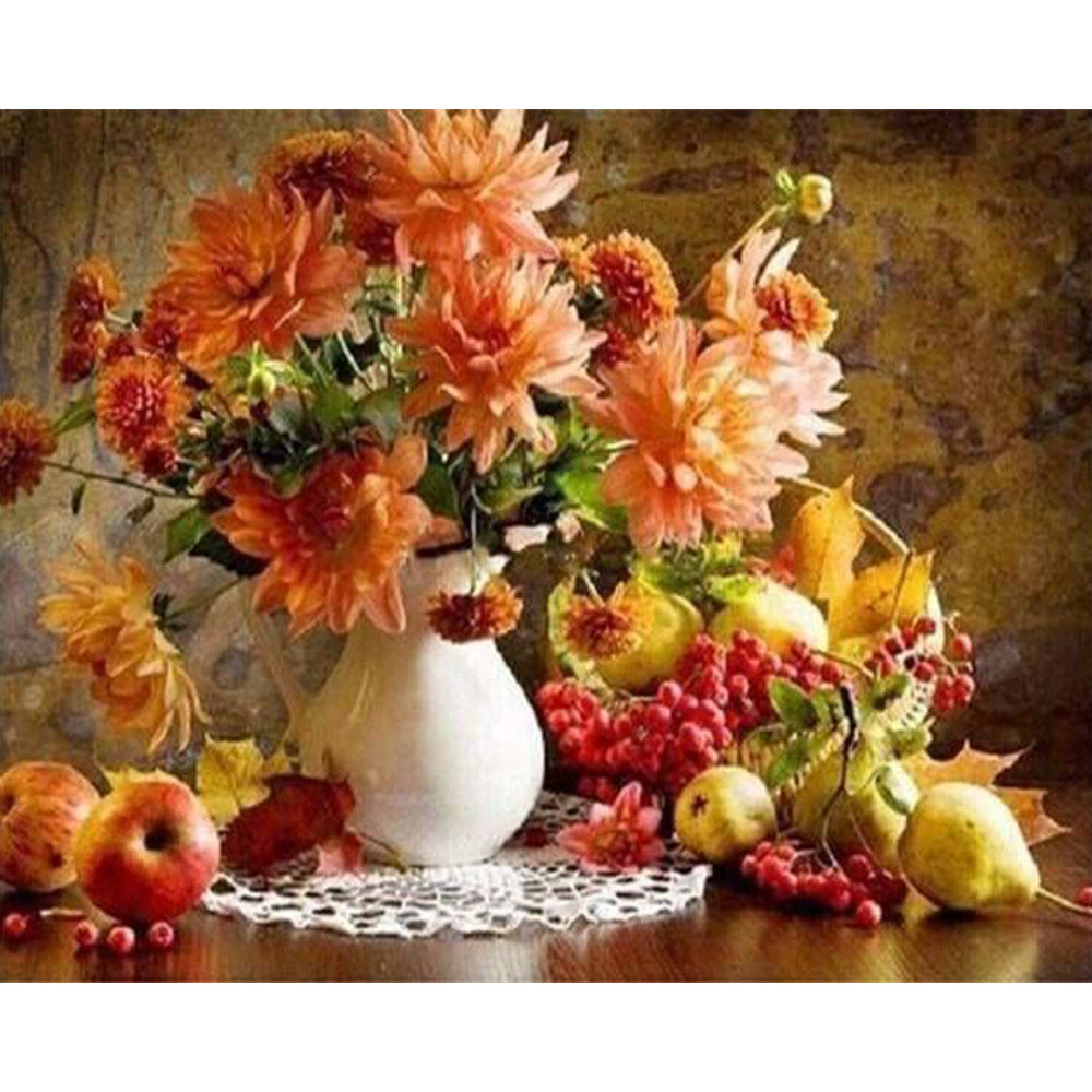 paint by numbers | Flowers and Fruits | advanced flowers | FiguredArt