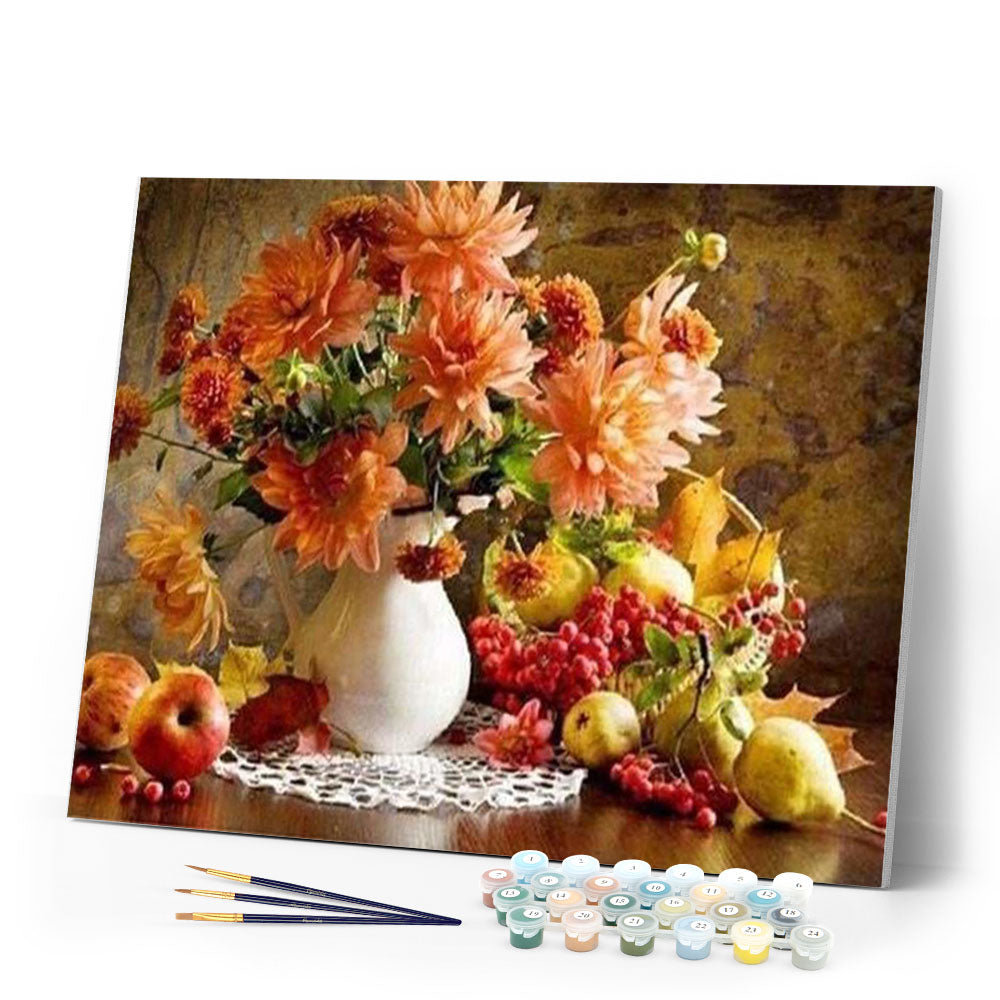 paint by numbers | Flowers and Fruits | advanced flowers | FiguredArt