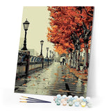 paint by numbers | Autumn colors in Paris | cities intermediate | FiguredArt