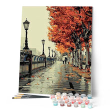 Load image into Gallery viewer, paint by numbers | Autumn colors in Paris | cities intermediate | FiguredArt