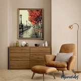 paint by numbers | Autumn colors in Paris | cities intermediate | FiguredArt