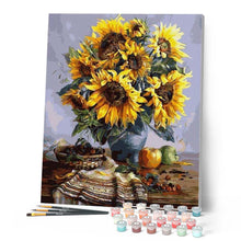 Load image into Gallery viewer, paint by numbers | Bouquet of Sunflowers | flowers intermediate | FiguredArt