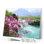 paint by numbers | Wild River | advanced flowers landscapes | FiguredArt