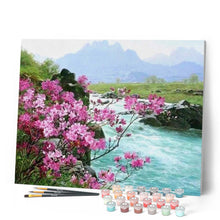 Load image into Gallery viewer, paint by numbers | Wild River | advanced flowers landscapes | FiguredArt
