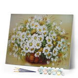 paint by numbers | Daisies | easy flowers | FiguredArt