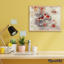 Load image into Gallery viewer, paint by numbers | Koi Carps | animals easy fish | FiguredArt