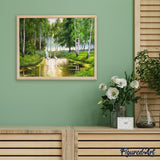 paint by numbers | Herons in the pond | advanced landscapes | FiguredArt