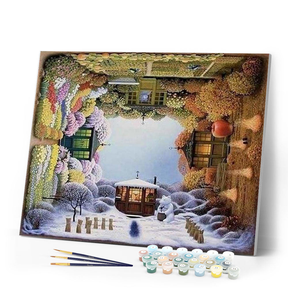 paint by numbers | Four Seasons | advanced landscapes | FiguredArt
