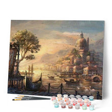 Load image into Gallery viewer, paint by numbers | Ancient Harbor | advanced cities | FiguredArt