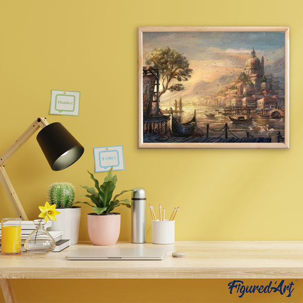 paint by numbers | Ancient Harbor | advanced cities | FiguredArt