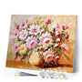 paint by numbers | Multicolor flowers | flowers intermediate | FiguredArt
