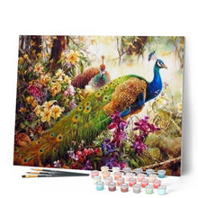Load image into Gallery viewer, paint by numbers | Magnificent Peacock | advanced animals peacocks | FiguredArt