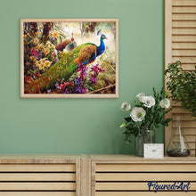 Load image into Gallery viewer, paint by numbers | Magnificent Peacock | advanced animals peacocks | FiguredArt