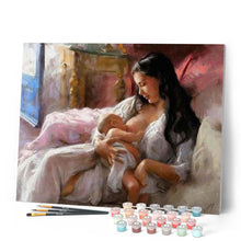 Load image into Gallery viewer, paint by numbers | Breastfeeding | advanced romance | FiguredArt