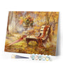 paint by numbers | Umbrella in the park | advanced landscapes | FiguredArt