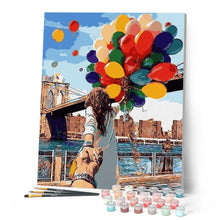Load image into Gallery viewer, paint by numbers | Colorful Balloons | easy romance world | FiguredArt