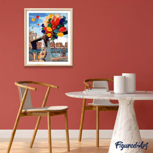 Load image into Gallery viewer, paint by numbers | Colorful Balloons | easy romance world | FiguredArt