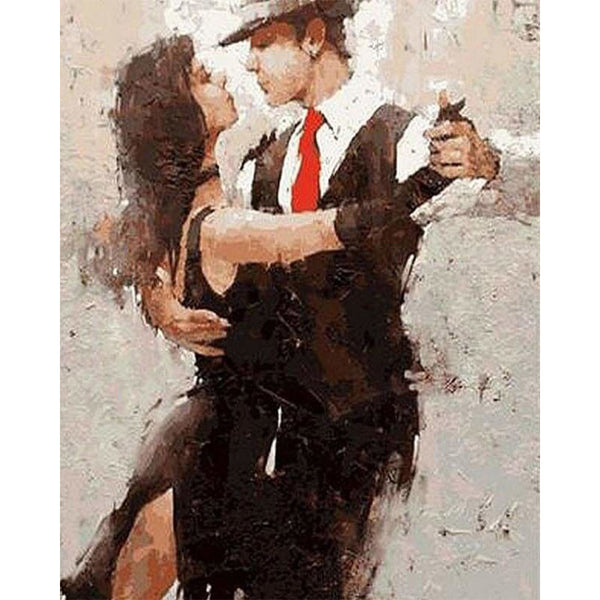 paint by numbers | Couple dancing | dance intermediate | FiguredArt