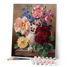 Load image into Gallery viewer, paint by numbers | Beautiful Bouquet | flowers intermediate | FiguredArt