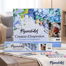 Load image into Gallery viewer, paint by numbers | Waiting on the rain | advanced romance | FiguredArt