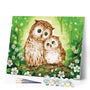paint by numbers | Family of Owls | animals easy owls | FiguredArt