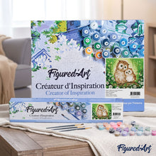Load image into Gallery viewer, paint by numbers | Family of Owls | animals easy owls | FiguredArt