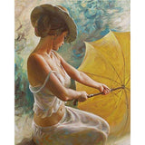 paint by numbers | Sexy woman with Umbrella | intermediate nude romance | FiguredArt