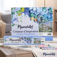 Load image into Gallery viewer, paint by numbers | White house during Spring season | advanced landscapes | FiguredArt