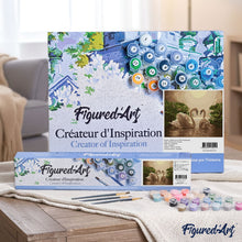 Load image into Gallery viewer, paint by numbers | Swans at Sunset | animals birds easy swans | FiguredArt