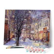 Load image into Gallery viewer, paint by numbers | City during Winter | advanced cities | FiguredArt