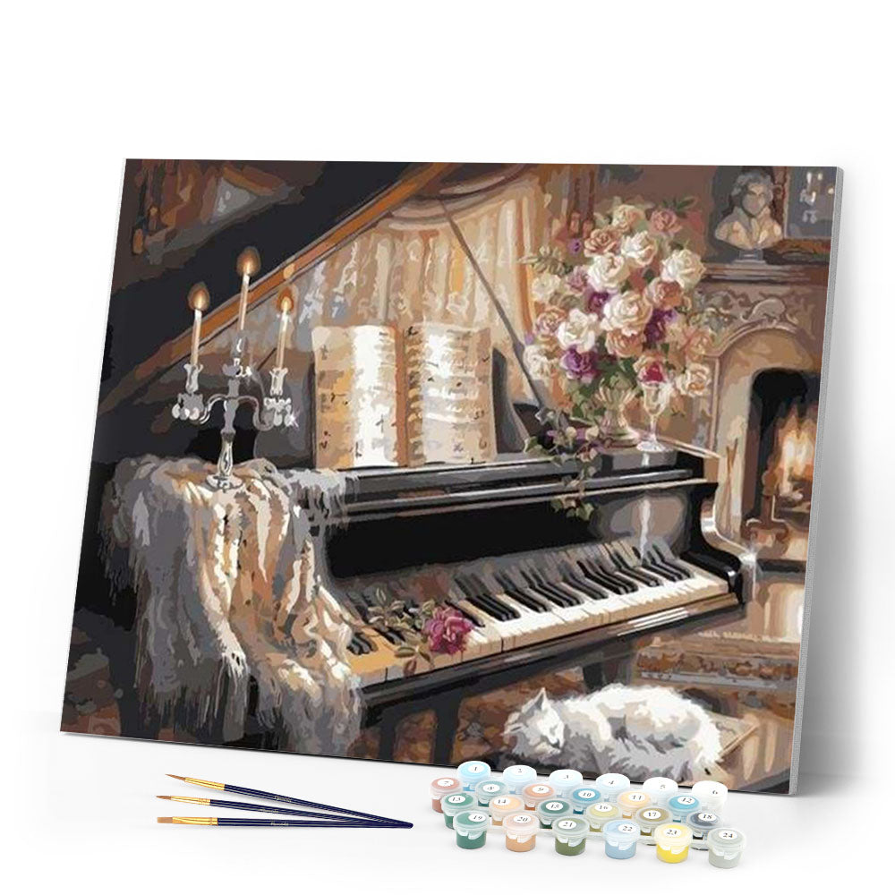 paint by numbers | Piano | intermediate music | FiguredArt