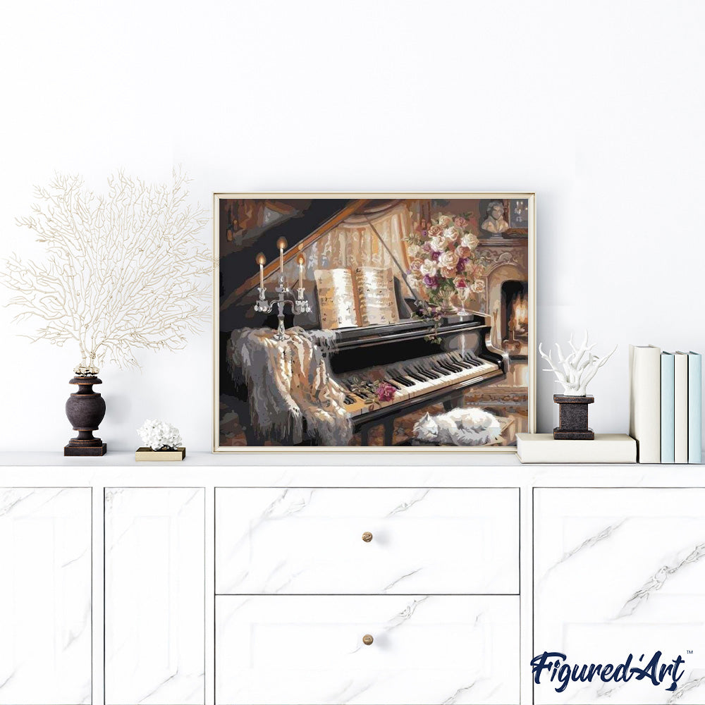 paint by numbers | Piano | intermediate music | FiguredArt