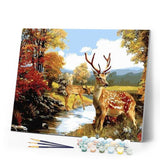 paint by numbers | Deers | animals deer intermediate | FiguredArt