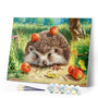 paint by numbers | That Hedgehog really likes Cherries | advanced animals hedgehogs | FiguredArt