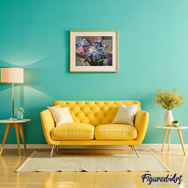 paint by numbers | Colorful Lilies | advanced flowers | FiguredArt