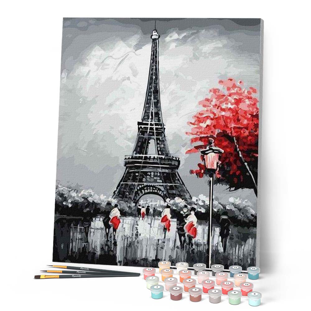 Paint by numbers - Paris Eiffel Tower – Figured'Art