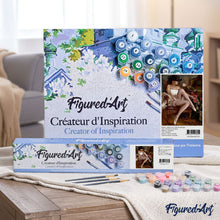 Load image into Gallery viewer, paint by numbers | Sexy Woman with Hat and Ballerina shoes | advanced romance | FiguredArt
