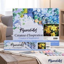 Load image into Gallery viewer, paint by numbers | Yellow Clivia | easy flowers | FiguredArt