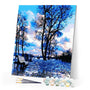 paint by numbers | Reflection Of Tree | easy landscapes trees | FiguredArt