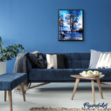 paint by numbers | Reflection Of Tree | easy landscapes trees | FiguredArt