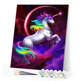 paint by numbers | Colorful Unicorn | animals easy unicorns | FiguredArt