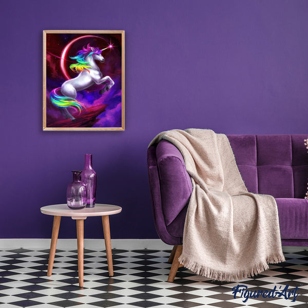 paint by numbers | Colorful Unicorn | animals easy unicorns | FiguredArt