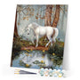 paint by numbers | Unicorn In Forest | animals easy unicorns | FiguredArt