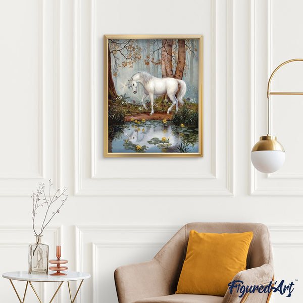paint by numbers | Unicorn In Forest | animals easy unicorns | FiguredArt