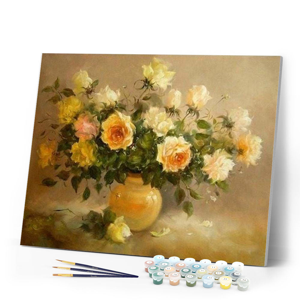 paint by numbers | Fragrant Flowers | flowers intermediate | FiguredArt