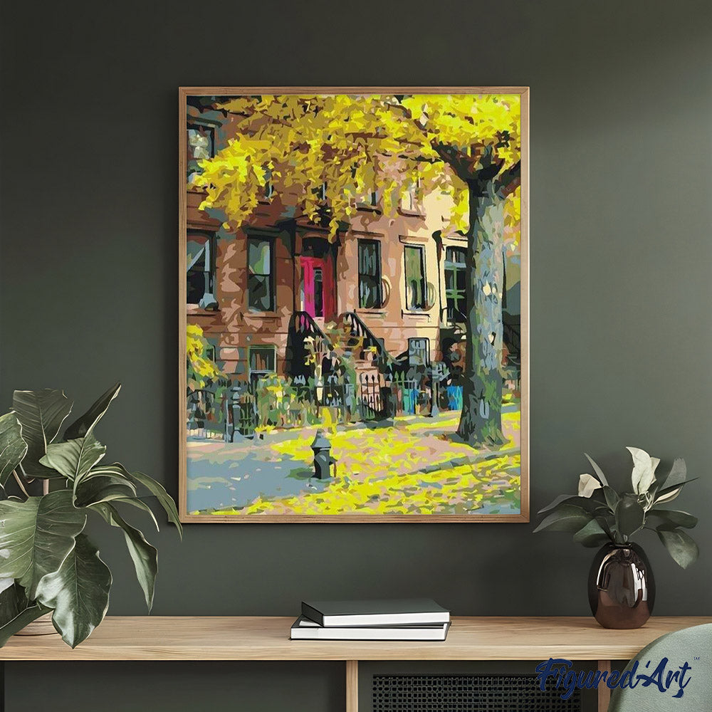 paint by numbers | Porch | cities intermediate | FiguredArt