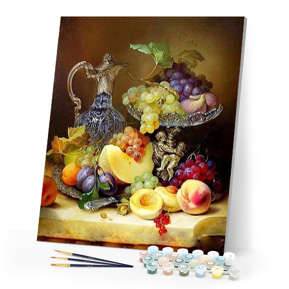 paint by numbers | Fruits | flowers intermediate | FiguredArt